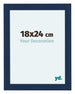 Como MDF Cadre Photo 18x24cm Bleu Fonce Patine De Face Mesure | Yourdecoration.fr