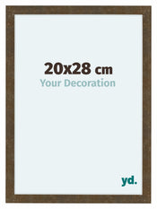 Como MDF Cadre Photo 20x28cm Or Antique De Face Mesure | Yourdecoration.fr