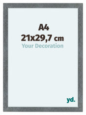 Como MDF Cadre Photo 21x29 7cm A4 Fer Patine De Face Mesure | Yourdecoration.fr