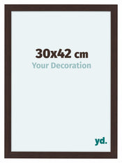 Como MDF Cadre Photo 30x42cm Chene Fonce De Face Mesure | Yourdecoration.fr