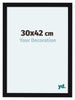 Como MDF Cadre Photo 30x42cm Noir Brillant De Face Mesure | Yourdecoration.fr