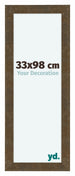 Como MDF Cadre Photo 33x98cm Or Antique De Face Mesure | Yourdecoration.fr