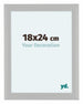 Como MDF Cadre Photo 36x48cm Blanc Grain de Bois De Face Mesure | Yourdecoration.fr