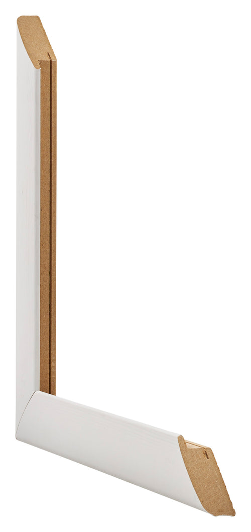 Como MDF Cadre Photo 36x48cm Blanc Grain de Bois Intersection | Yourdecoration.fr