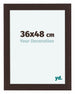 Como MDF Cadre Photo 36x48cm Chene Fonce De Face Mesure | Yourdecoration.fr