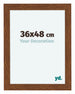 Como MDF Cadre Photo 36x48cm Chene Rustique De Face Mesure | Yourdecoration.fr