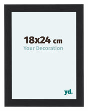 Como MDF Cadre Photo 36x48cm Noir Grain de Bois De Face Mesure | Yourdecoration.fr