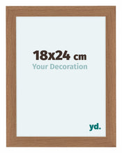 Como MDF Cadre Photo 36x48cm Noyer Clair De Face Mesure | Yourdecoration.fr