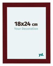 Como MDF Cadre Photo 36x48cm Vin Rouge Patine De Face Mesure | Yourdecoration.fr