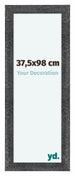 Como MDF Cadre Photo 37 5x98cm Gris Patine De Face Mesure | Yourdecoration.fr