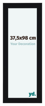 Como MDF Cadre Photo 37 5x98cm Noir Brillant De Face Mesure | Yourdecoration.fr