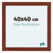 Como MDF Cadre Photo 40x40cm Cerises De Face Mesure | Yourdecoration.fr