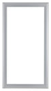 Como MDF Cadre Photo 40x70cm Argent Mat De Face | Yourdecoration.fr