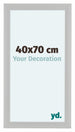 Como MDF Cadre Photo 40x70cm Blanc Grain de Bois De Face Mesure | Yourdecoration.fr