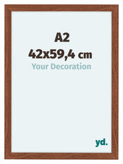 Como MDF Cadre Photo 42x59 4cm A2 Noyer De Face Mesure | Yourdecoration.fr