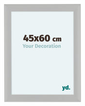 Como MDF Cadre Photo 45x60cm Blanc Grain de Bois De Face Mesure | Yourdecoration.fr