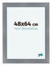 Como MDF Cadre Photo 48x64cm Aluminium Brosse De Face Mesure | Yourdecoration.fr