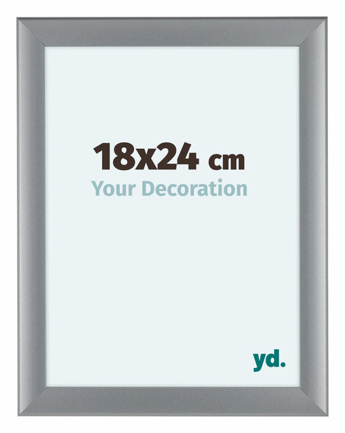 Como MDF Cadre Photo 48x64cm Argent Mat De Face Mesure | Yourdecoration.fr