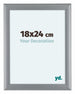 Como MDF Cadre Photo 48x64cm Argent Mat De Face Mesure | Yourdecoration.fr