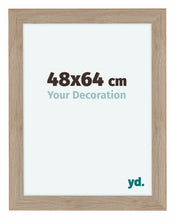 Como MDF Cadre Photo 48x64cm Chene Clair De Face Mesure | Yourdecoration.fr