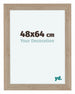 Como MDF Cadre Photo 48x64cm Chene Clair De Face Mesure | Yourdecoration.fr
