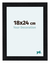 Como MDF Cadre Photo 48x64cm Noir Mat De Face Mesure | Yourdecoration.fr