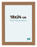 Como MDF Cadre Photo 48x64cm Noyer Clair De Face Mesure | Yourdecoration.fr