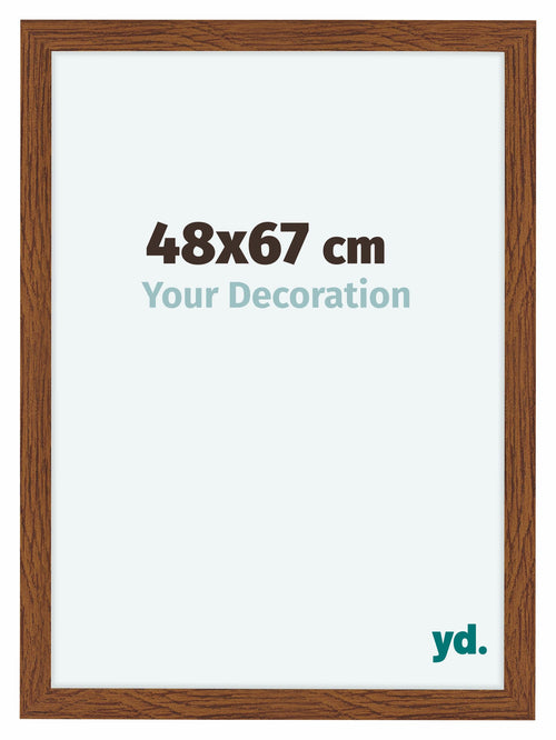 Como MDF Cadre Photo 48x67cm Chene Rustique De Face Mesure | Yourdecoration.fr