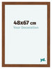 Como MDF Cadre Photo 48x67cm Chene Rustique De Face Mesure | Yourdecoration.fr