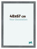 Como MDF Cadre Photo 48x67cm Fer Patine De Face Mesure | Yourdecoration.fr