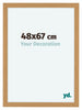 Como MDF Cadre Photo 48x67cm Hetre De Face Mesure | Yourdecoration.fr