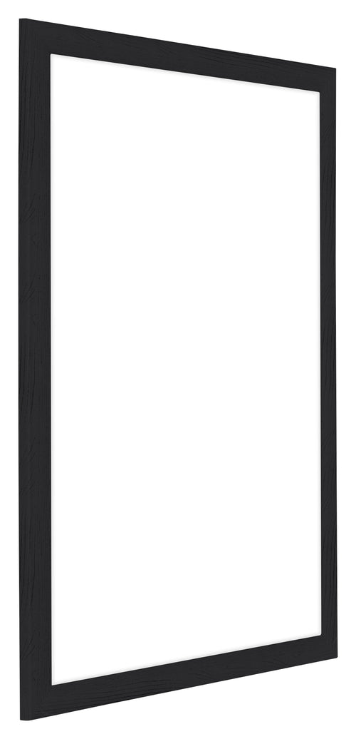Como MDF Cadre Photo 48x67cm Noir Grain de Bois De Face Oblique | Yourdecoration.fr