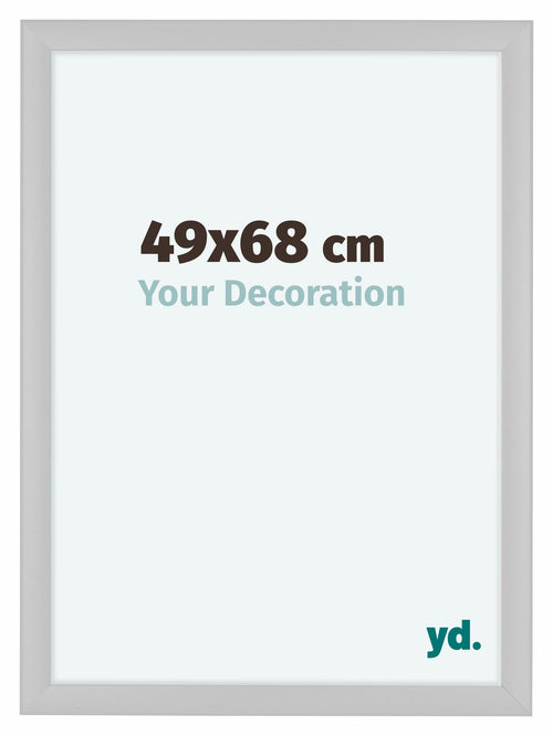 Como MDF Cadre Photo 49x68cm Blanc Brillant De Face Mesure | Yourdecoration.fr