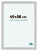Como MDF Cadre Photo 49x68cm Blanc Grain de Bois De Face Mesure | Yourdecoration.fr