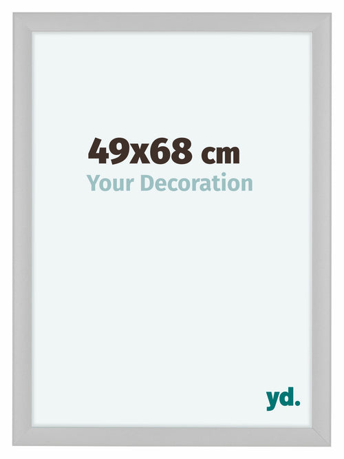 Como MDF Cadre Photo 49x68cm Blanc Mat De Face Mesure | Yourdecoration.fr