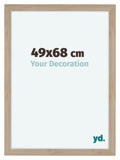 Como MDF Cadre Photo 49x68cm Chene Clair De Face Mesure | Yourdecoration.fr