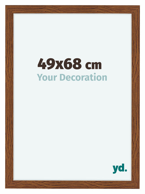 Como MDF Cadre Photo 49x68cm Chene Rustique De Face Mesure | Yourdecoration.fr