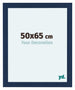 Como MDF Cadre Photo 50x65cm Bleu Fonce Patine De Face Mesure | Yourdecoration.fr