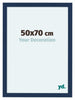 Como MDF Cadre Photo 50x70cm Bleu Fonce Patine De Face Mesure | Yourdecoration.fr