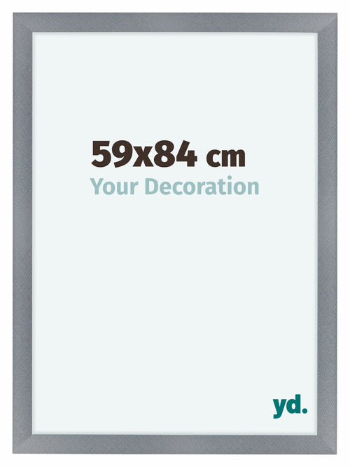 Como MDF Cadre Photo 59x84cm Aluminium Brosse De Face Mesure | Yourdecoration.fr