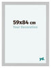 Como MDF Cadre Photo 59x84cm Blanc Mat De Face Mesure | Yourdecoration.fr