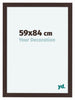 Como MDF Cadre Photo 59x84cm Chene Fonce De Face Mesure | Yourdecoration.fr