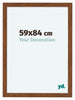 Como MDF Cadre Photo 59x84cm Chene Rustique De Face Mesure | Yourdecoration.fr