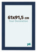 Como MDF Cadre Photo 61x91 5cm Bleu Fonce Patine De Face Mesure | Yourdecoration.fr