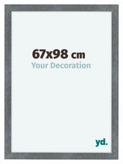 Como MDF Cadre Photo 67x98cm Fer Patine De Face Mesure | Yourdecoration.fr