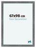 Como MDF Cadre Photo 67x98cm Fer Patine De Face Mesure | Yourdecoration.fr