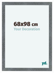 Como MDF Cadre Photo 68x98cm Fer Patine De Face Mesure | Yourdecoration.fr