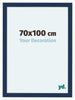 Como MDF Cadre Photo 70x100cm Bleu Fonce Patine De Face Mesure | Yourdecoration.fr