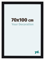 Como MDF Cadre Photo 70x100cm Noir Brillant De Face Mesure | Yourdecoration.fr