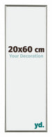 Evry Plastique Cadre Photo 20x60cm Champagne De Face Mesure | Yourdecoration.fr